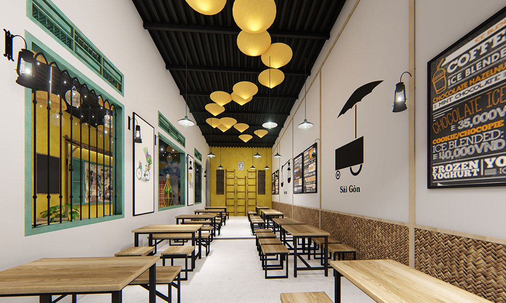 21+ mẫu thiết kế quán ăn sáng bình dân hút khách nhất 2022